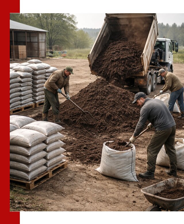 Доставка компоста оптом и в розницу в Арзамасе