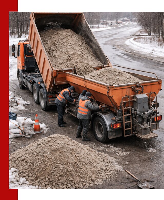 Поставка и вывоз пескосоля в Арзамасе оптом и в розницу