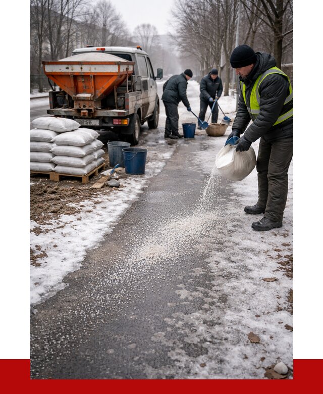 Реагент против гололеда в Арзамасе с доставкой от 4887 р. | ПРОНЕРУДРзм