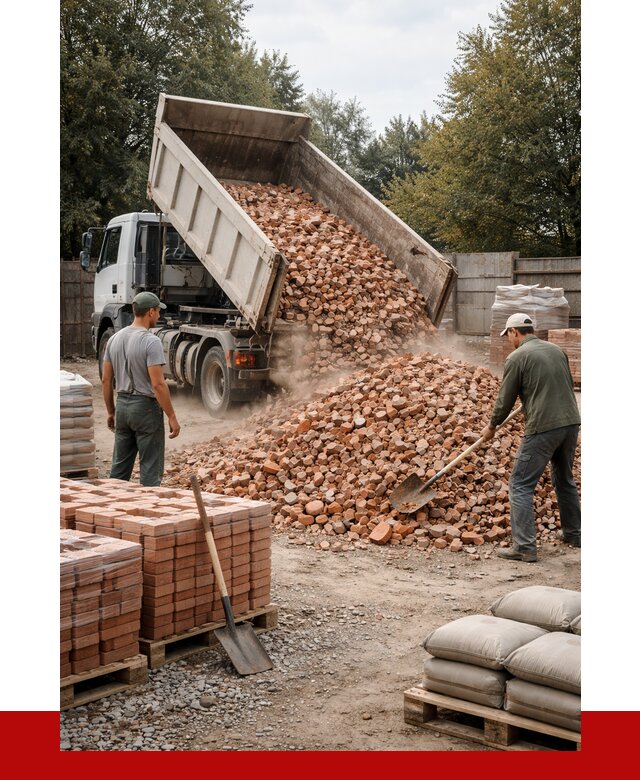 Бой кирпича в Арзамасе с доставкой от 4562 руб/куб | ПРОНЕРУДРзм