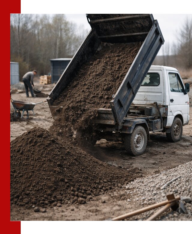 Аренда минисамосвала в Арзамасе для доставки сыпучих материалов