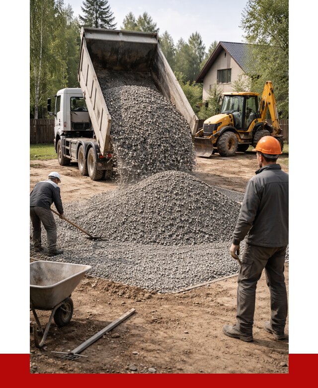 Отсыпка участка щебнем в Арзамасе от 7060 р. ПРОНЕРУДРзм