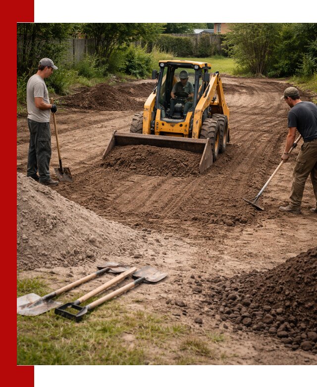 Планировка участка грунтом с вывозом и доставкой в Арзамасе